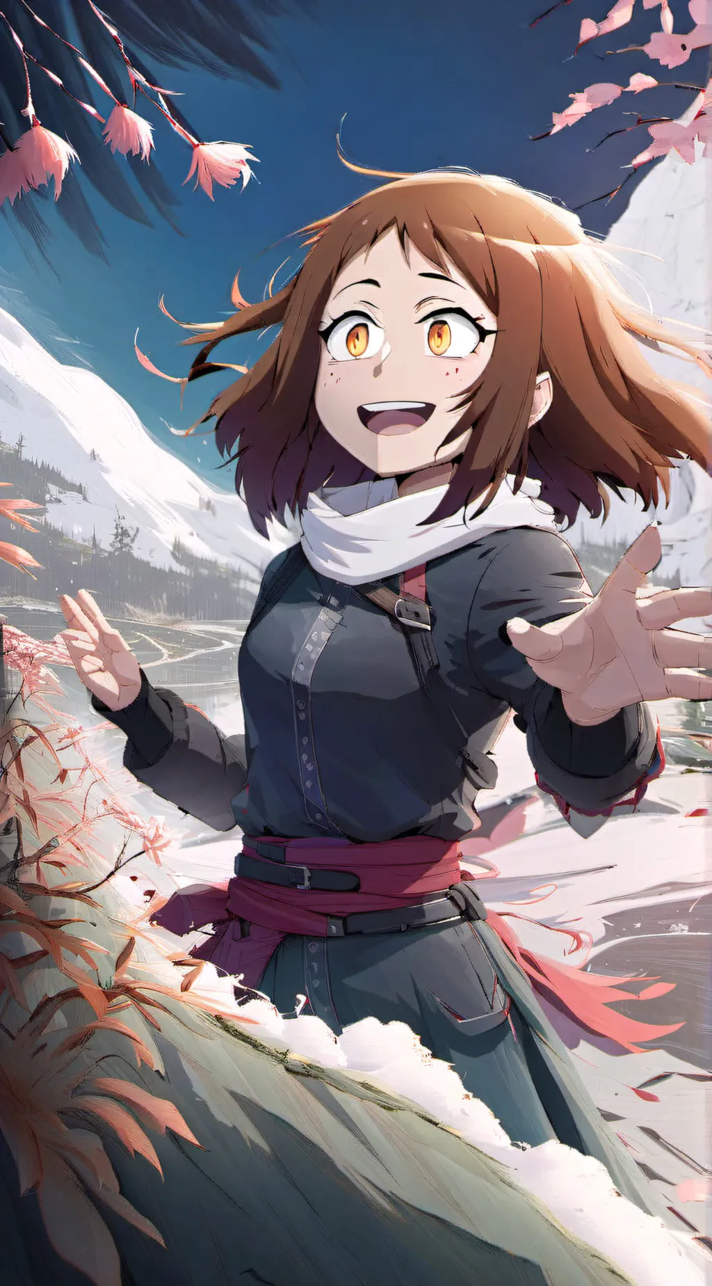 ai character: Ochaco Uraraka background