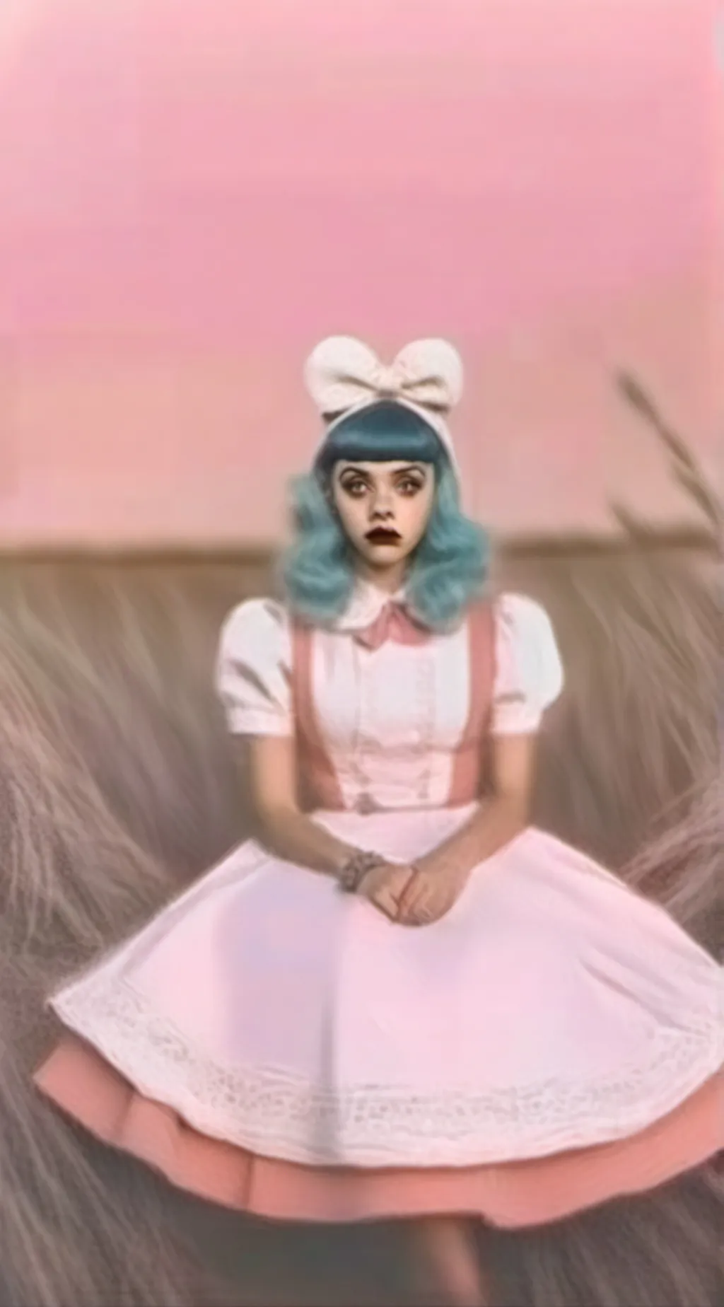 ai character: MELANIE MARTINEZ background