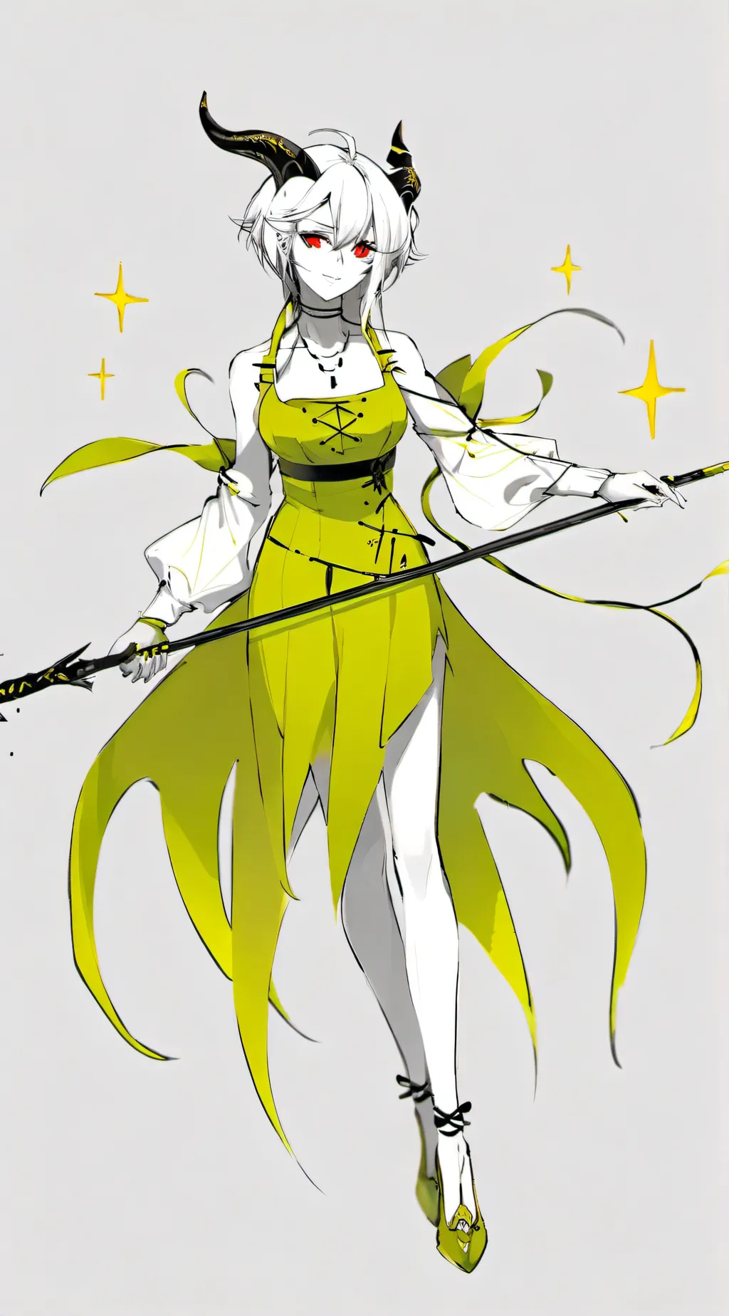 ai character: demon girl background