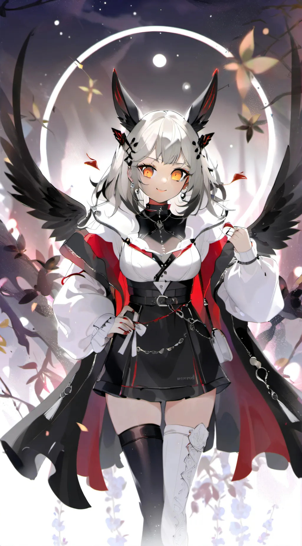 ai character: demon slayer  background