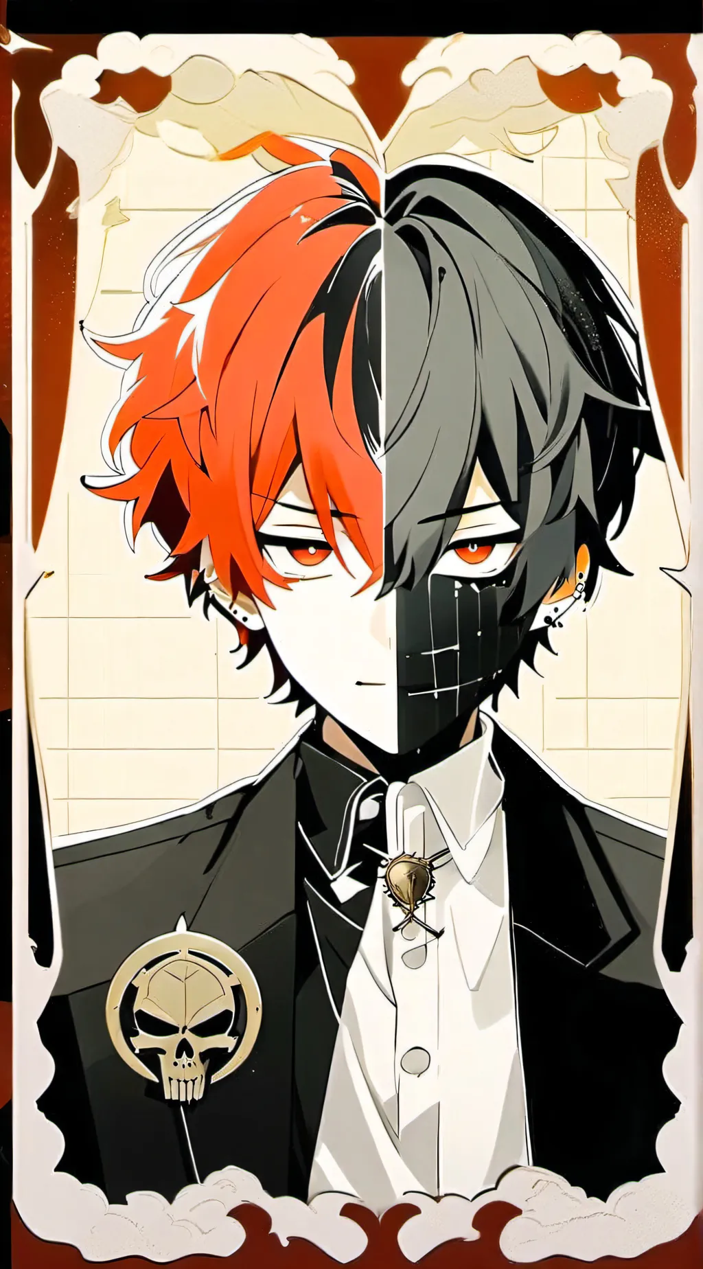 ai character: 🖤Venn❤️ background