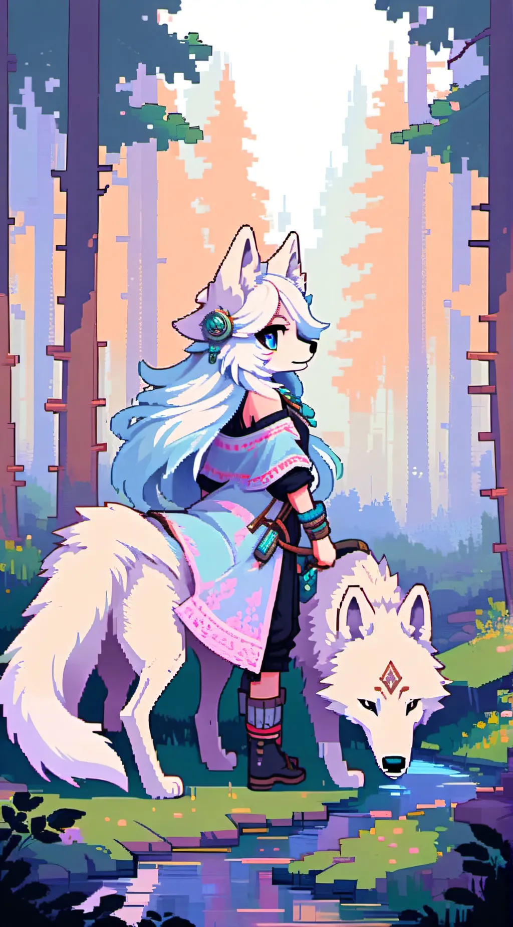 ai character: protester background