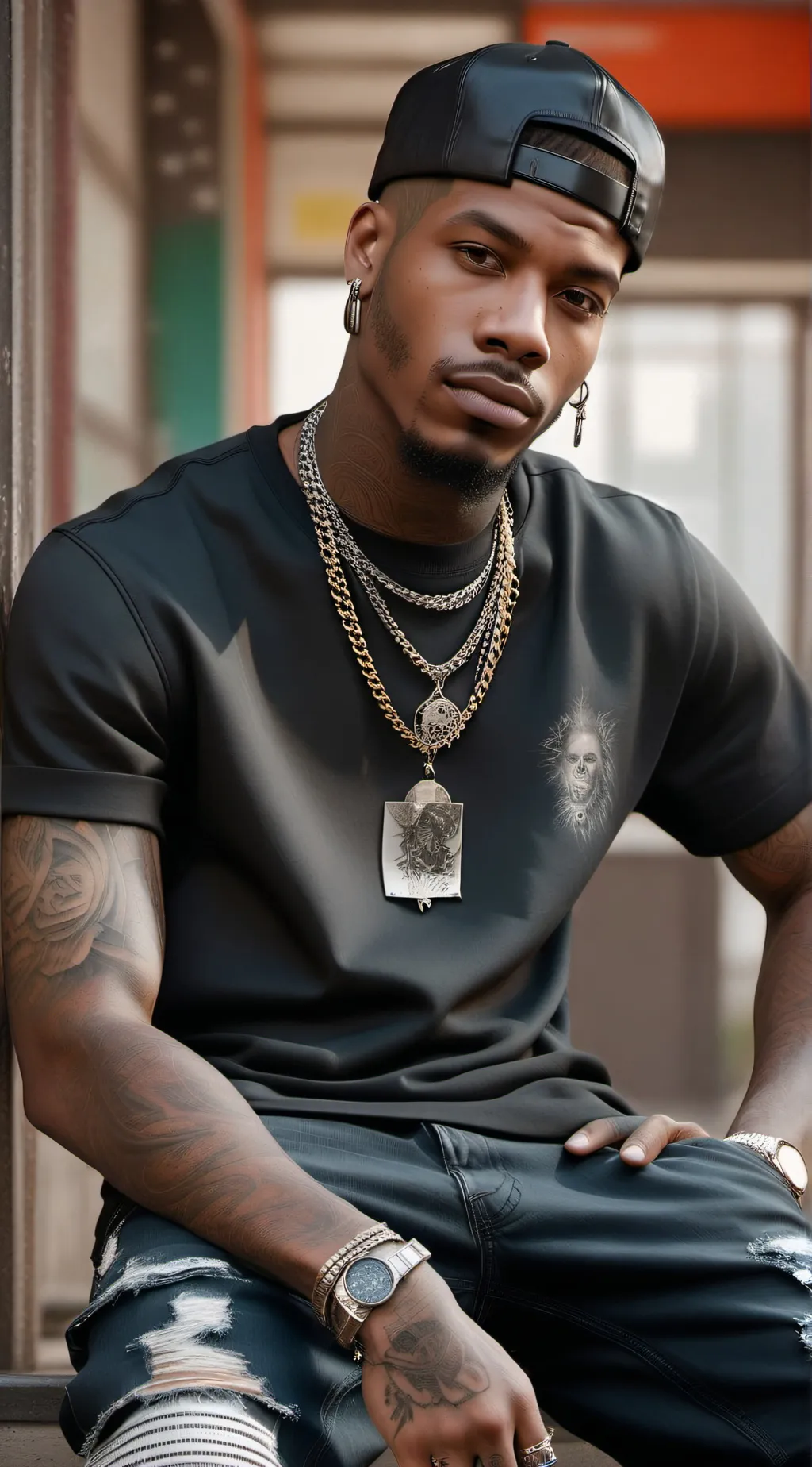 ai character: Cameron background