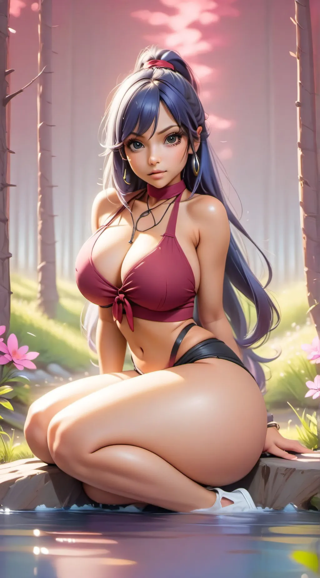 ai character: Kinky Candy  background