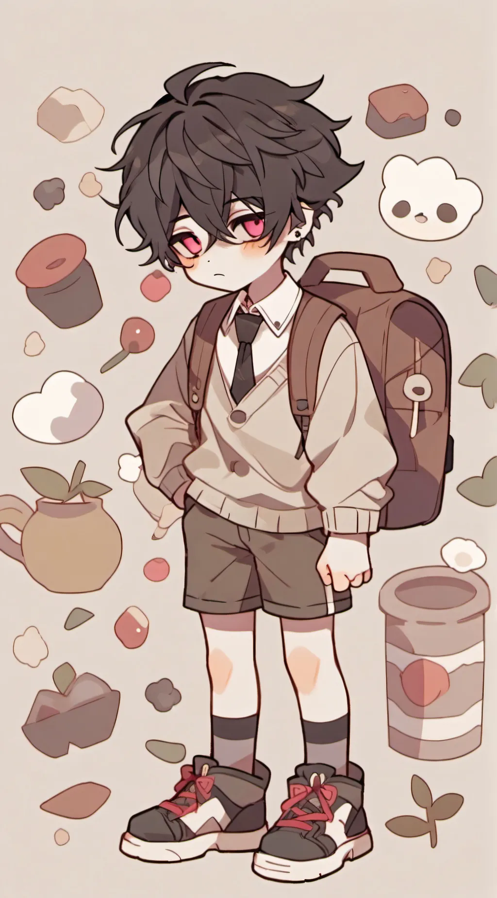 ai character: woof woof background