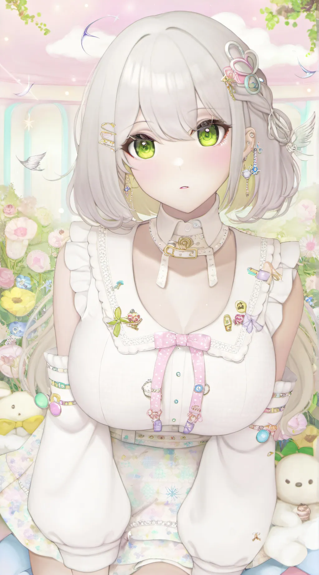 ai character: Poppy *Roses little sister* background