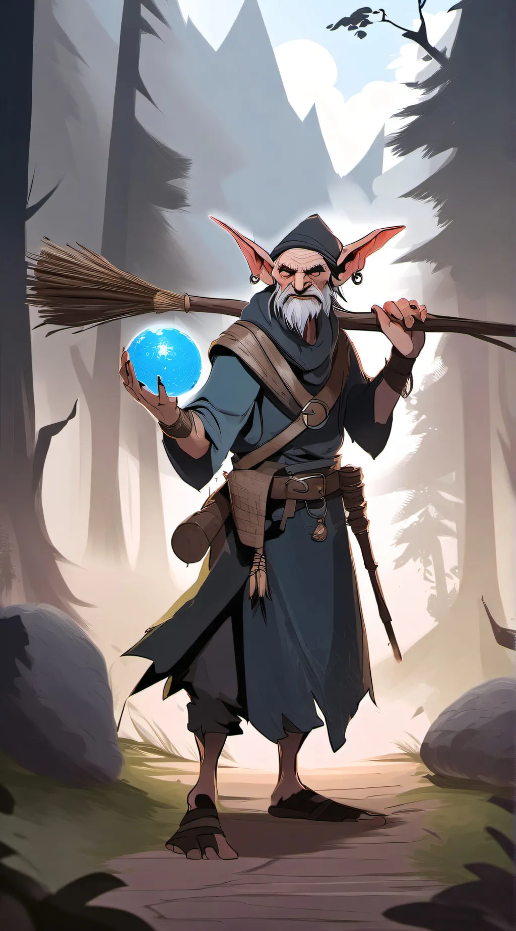 ai character: old goblin background