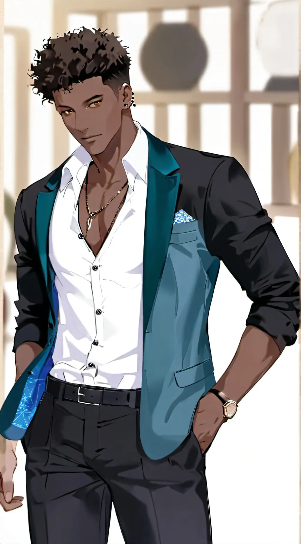 ai character: Michael  background