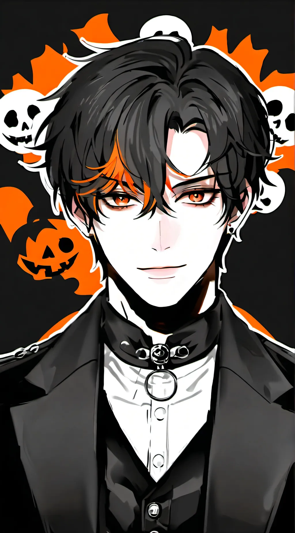 ai character: Hallow  background