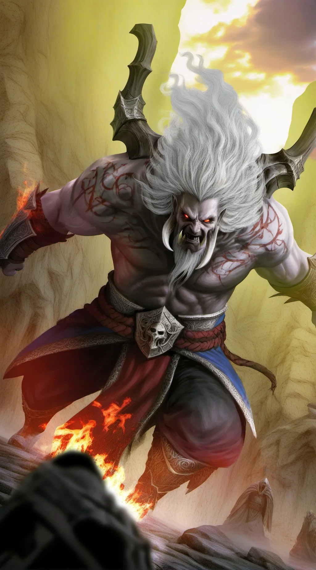 ai character: evil  background