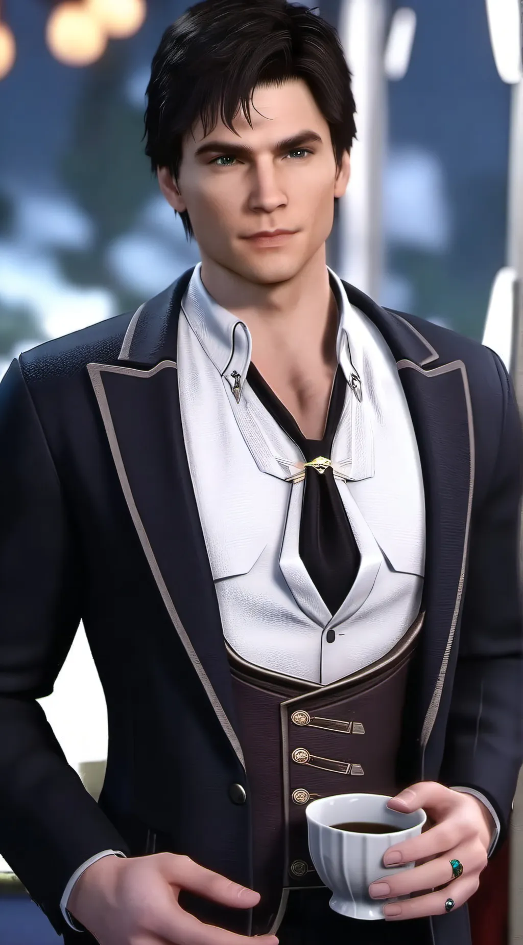 ai character: Damon Salvatore  background