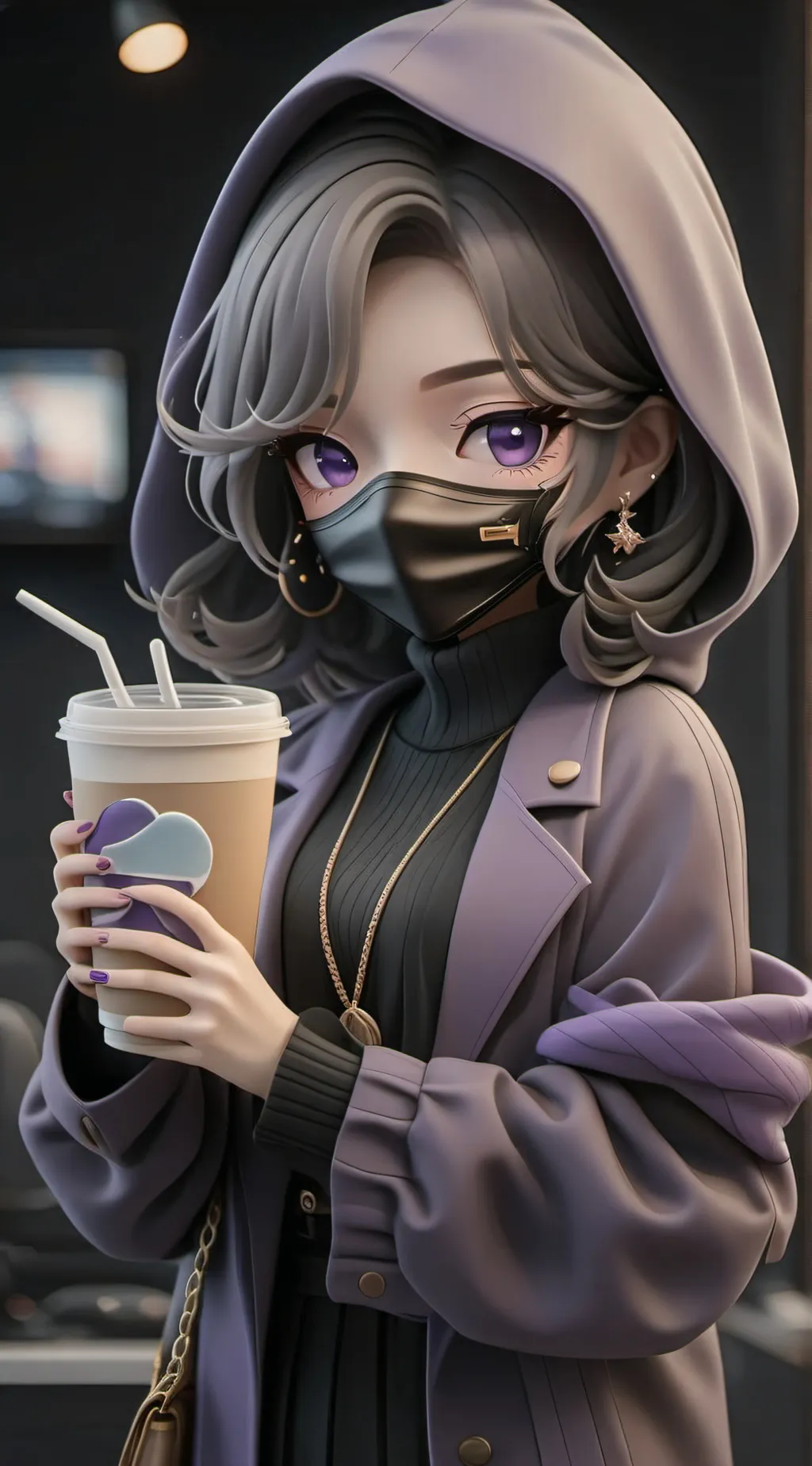 ai character: Tv woman (don't mind the face i couldn't get a good picture 
Tv woman  background