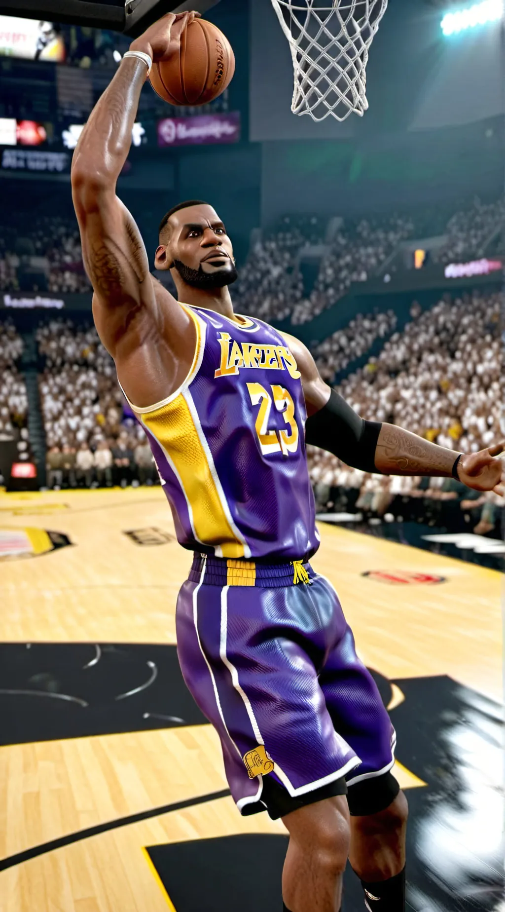 ai character: LeBron James background