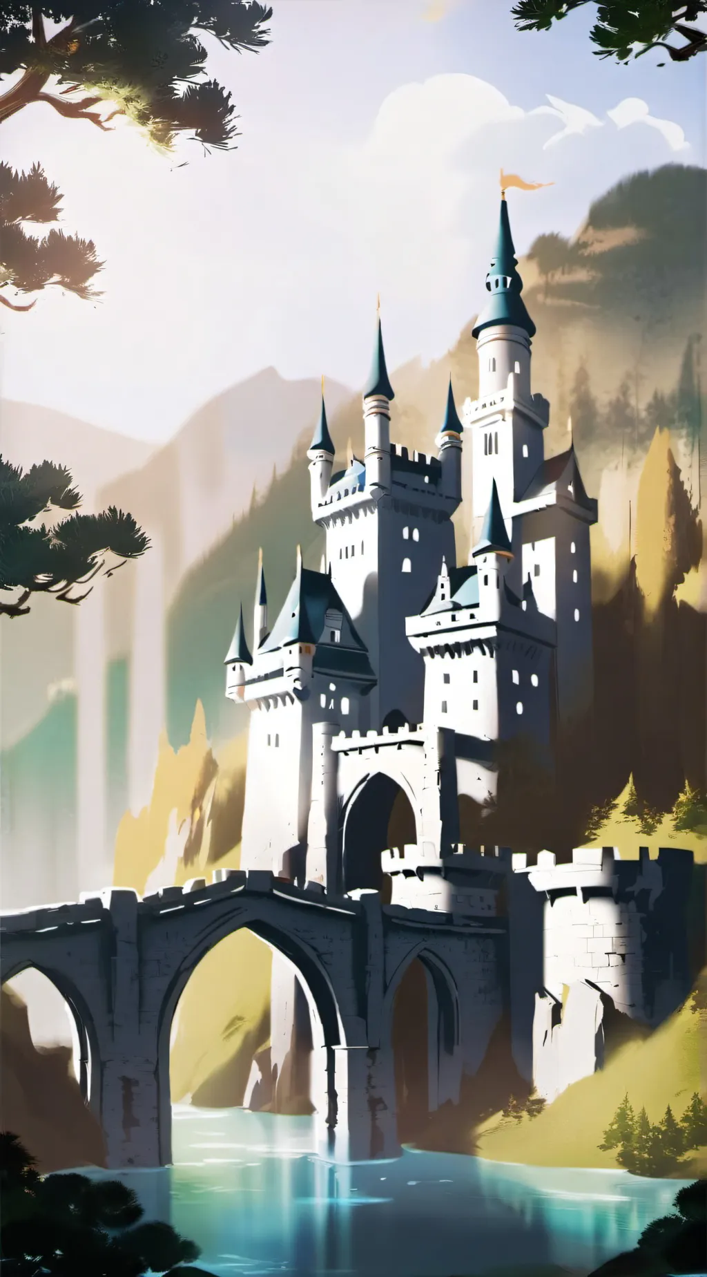 ai character: sheild hero background