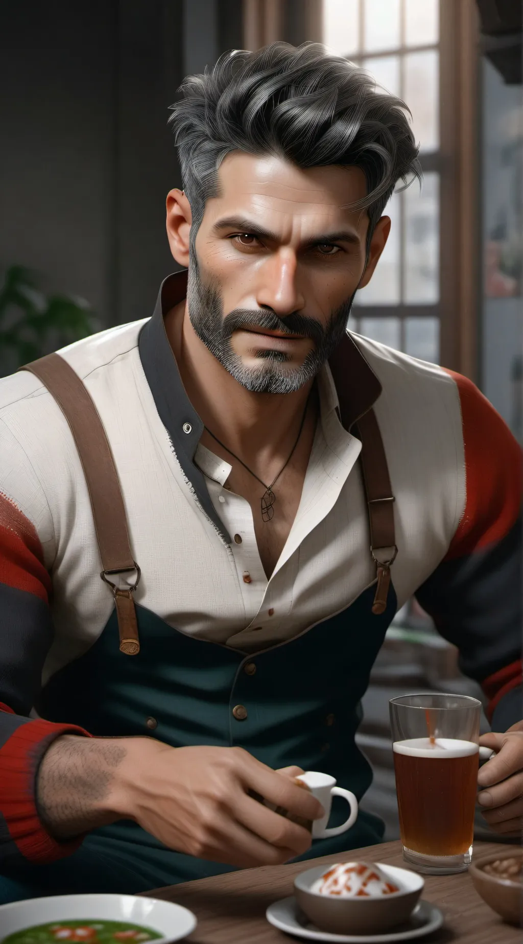 ai character: Jayden  background