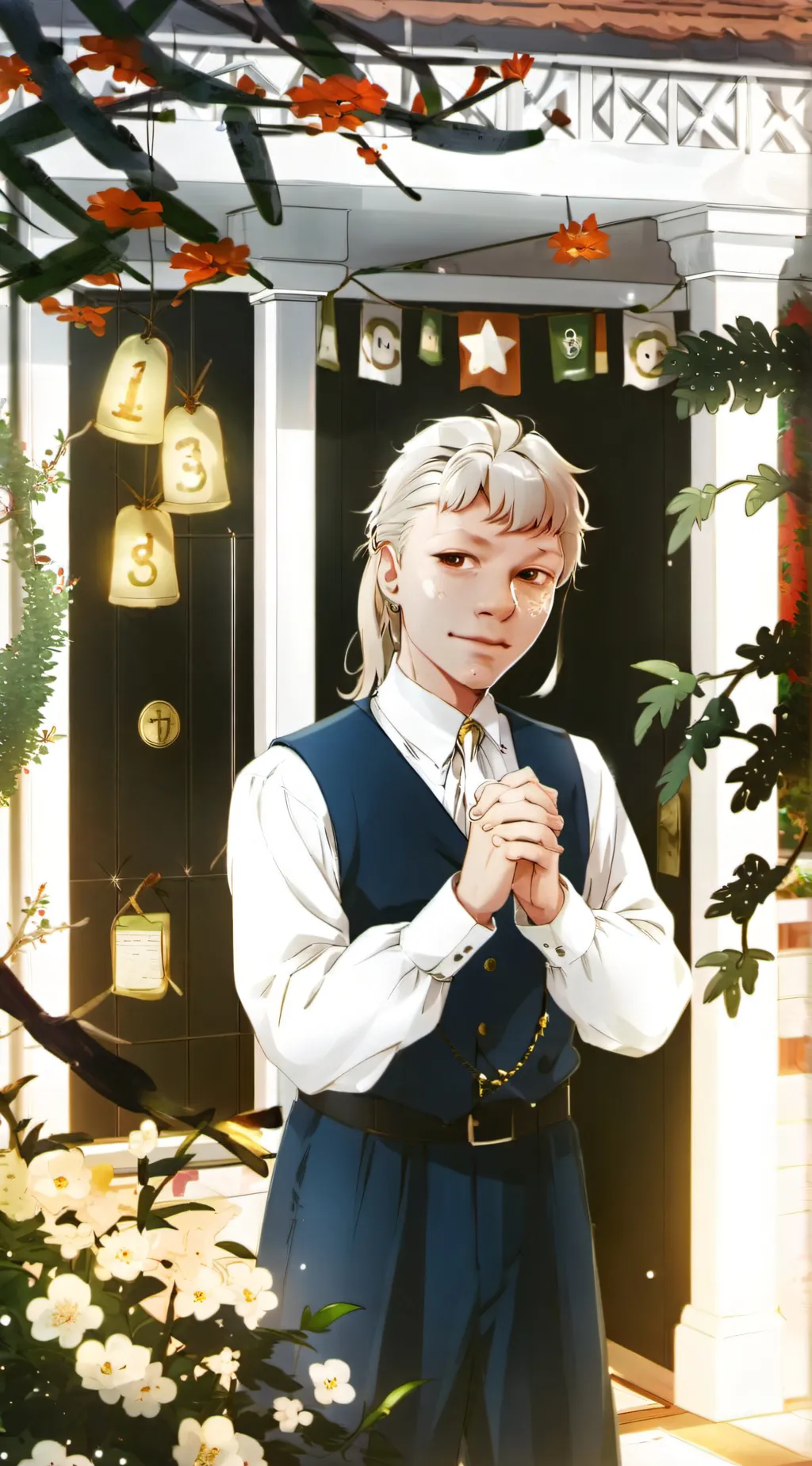 ai character: koen background