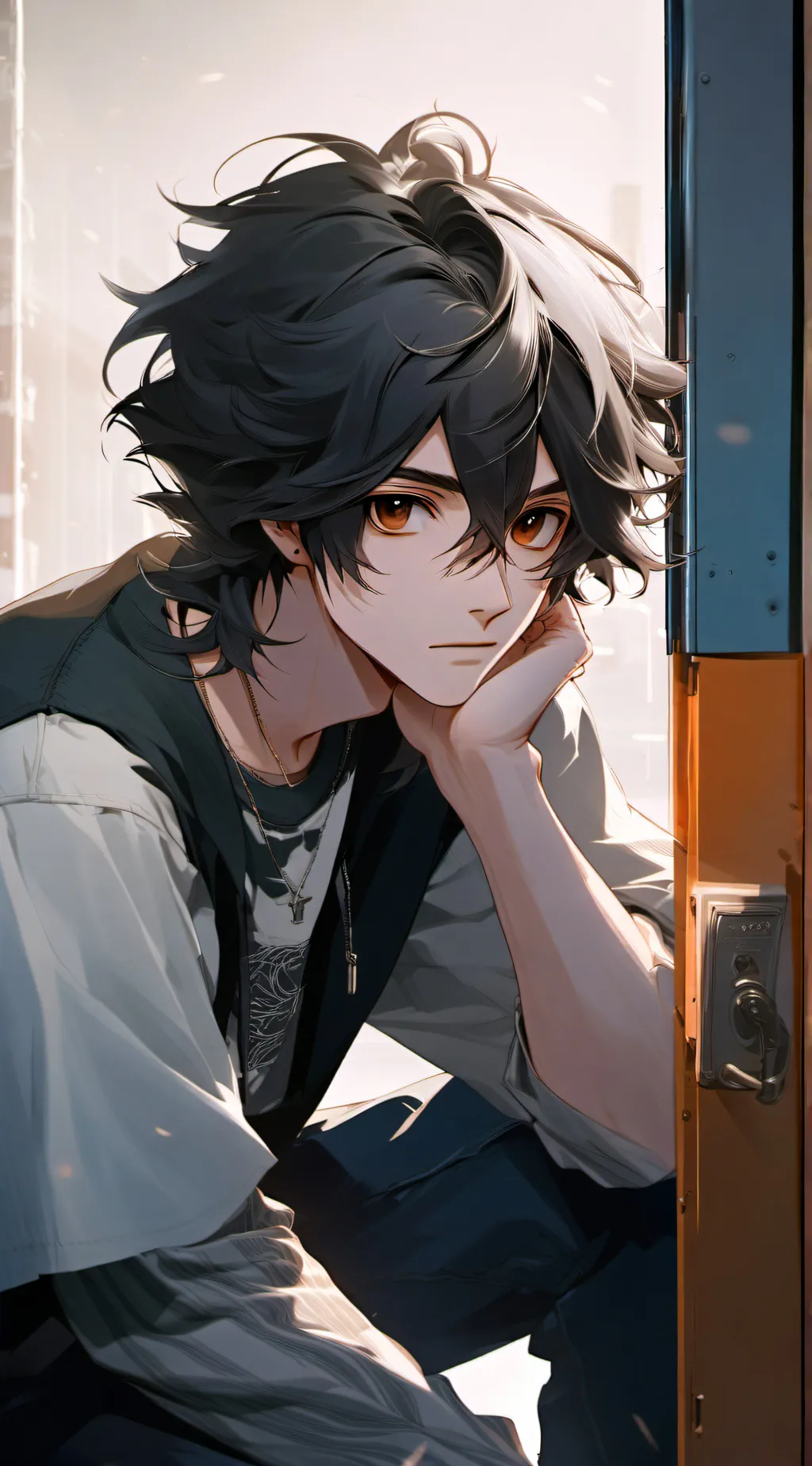 ai character: Asher  background