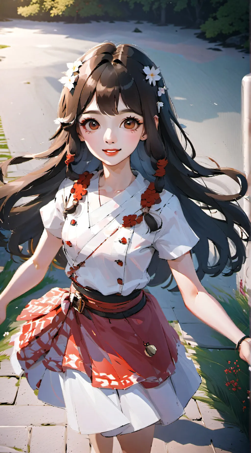 ai character: Ruki hoshimoto background