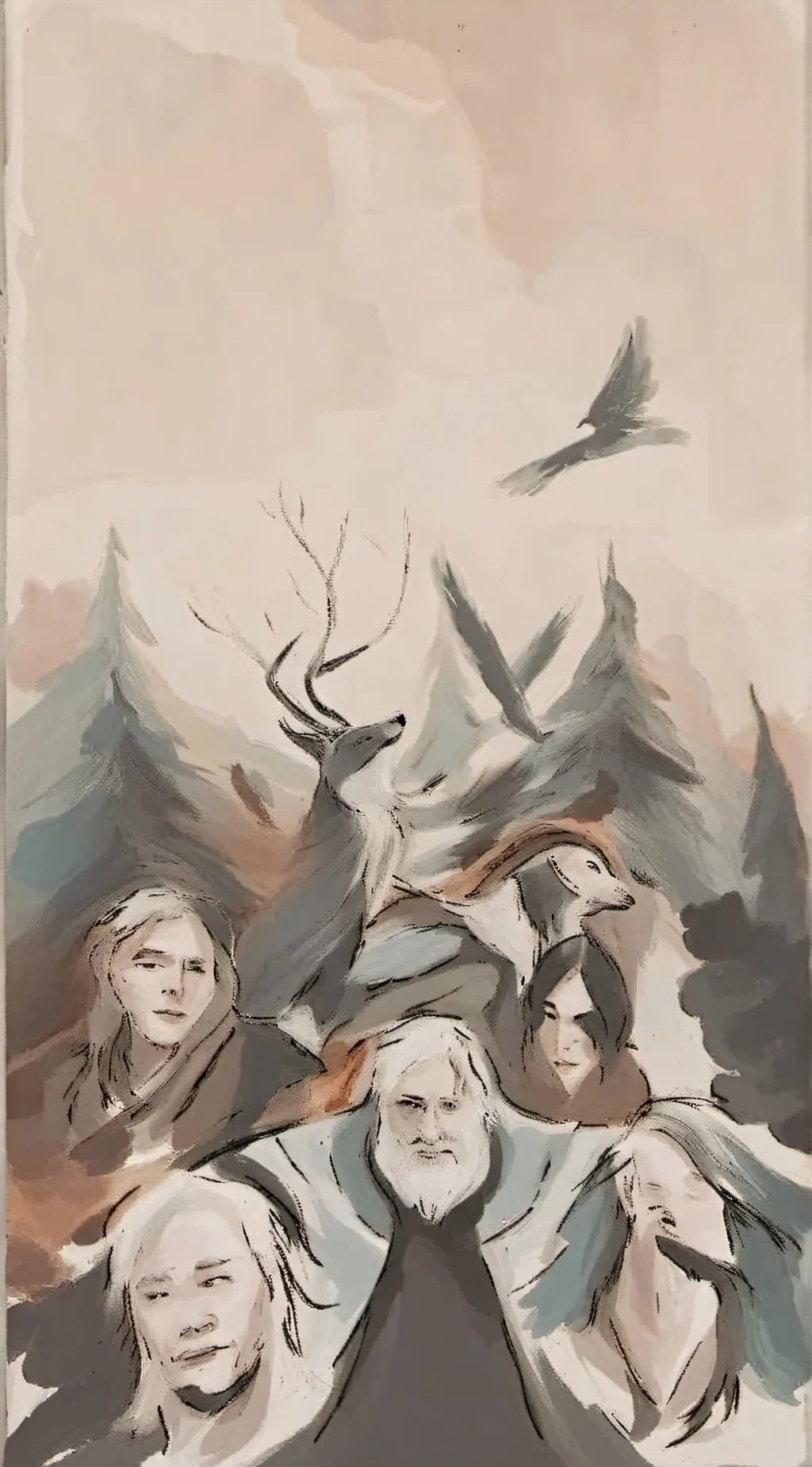 ai character: Maily background