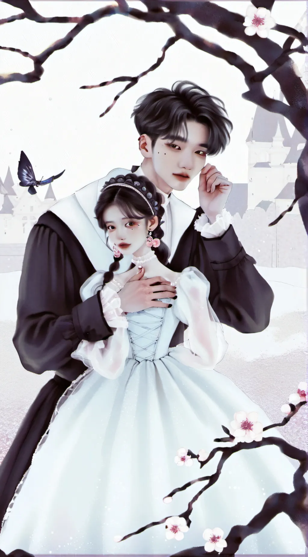 ai character: Sanna and harey(bf background