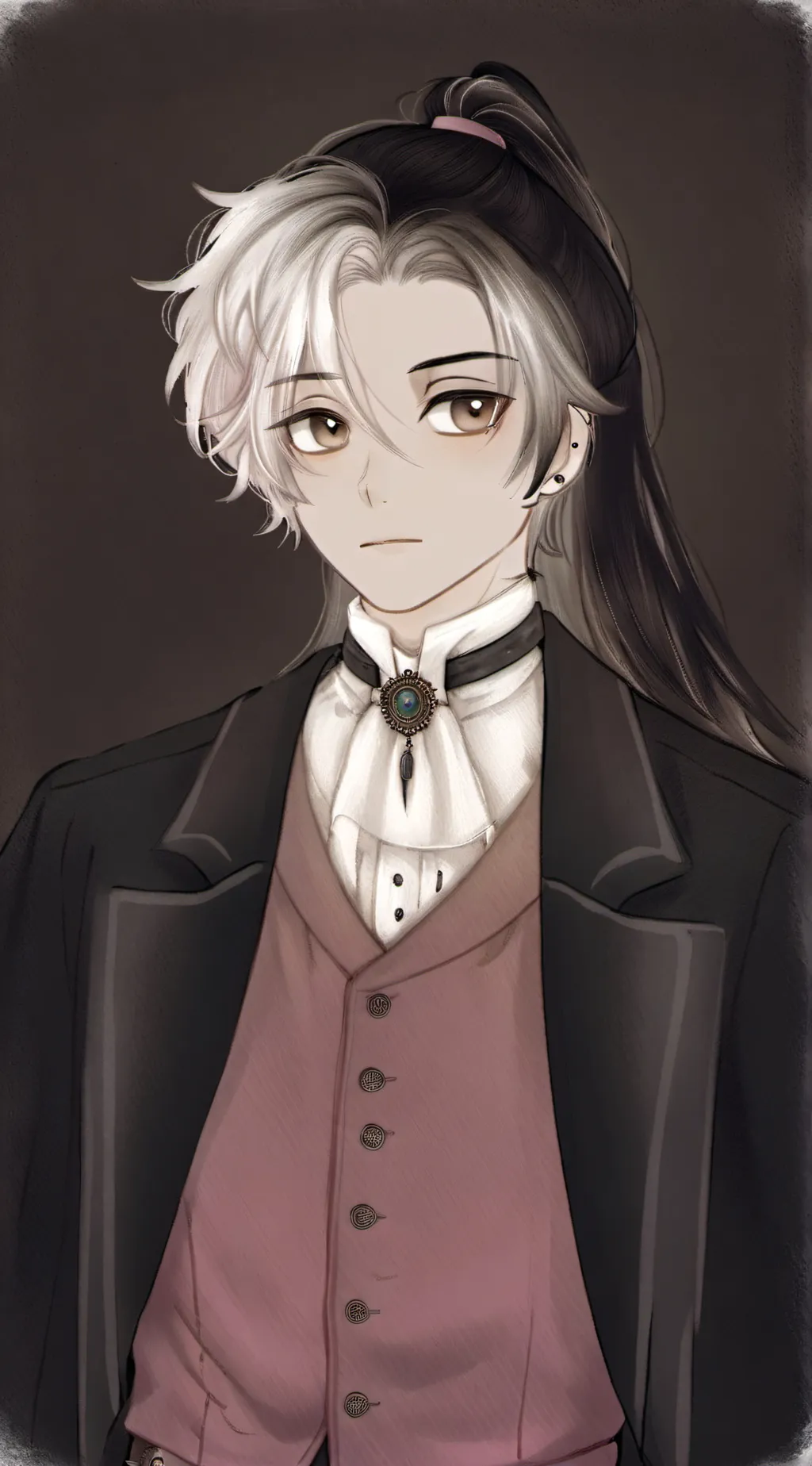 ai character: Aron  background