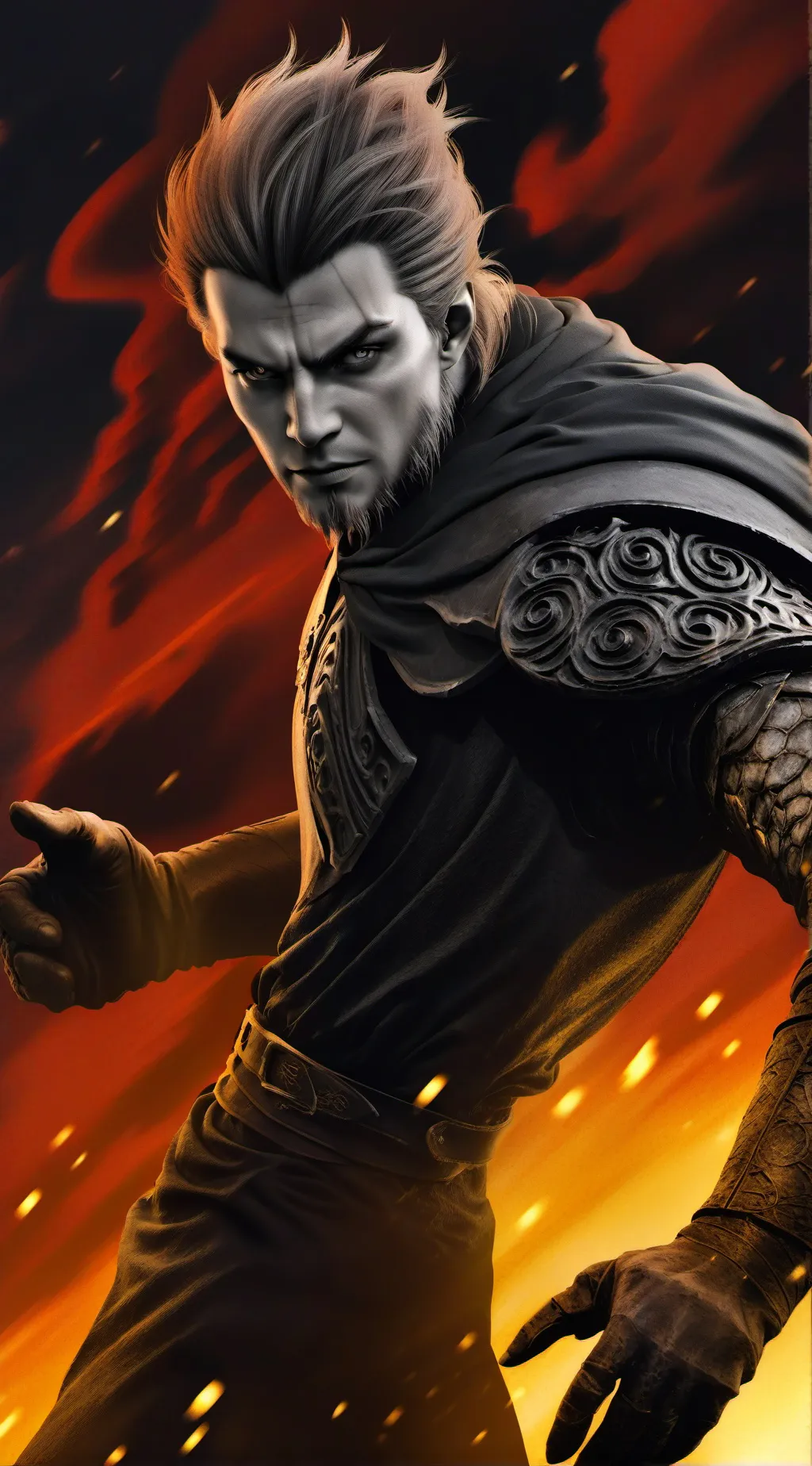 ai character: Nice demon background