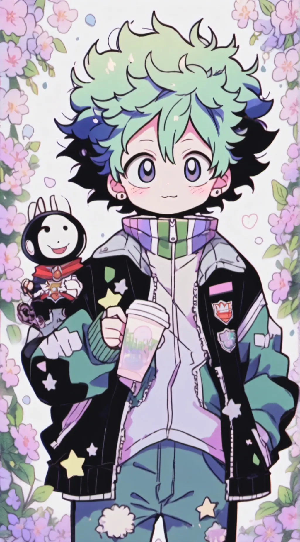 ai character: Toxic MHA background