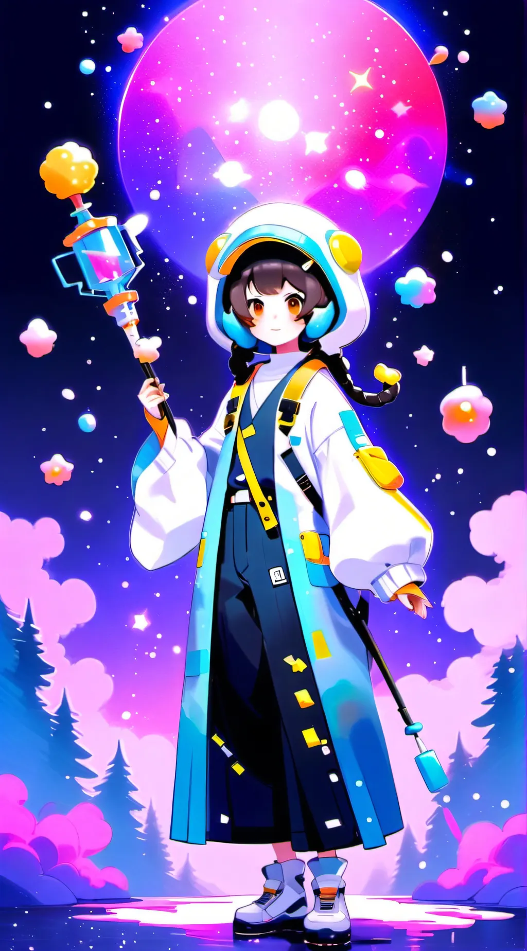 ai character: star background