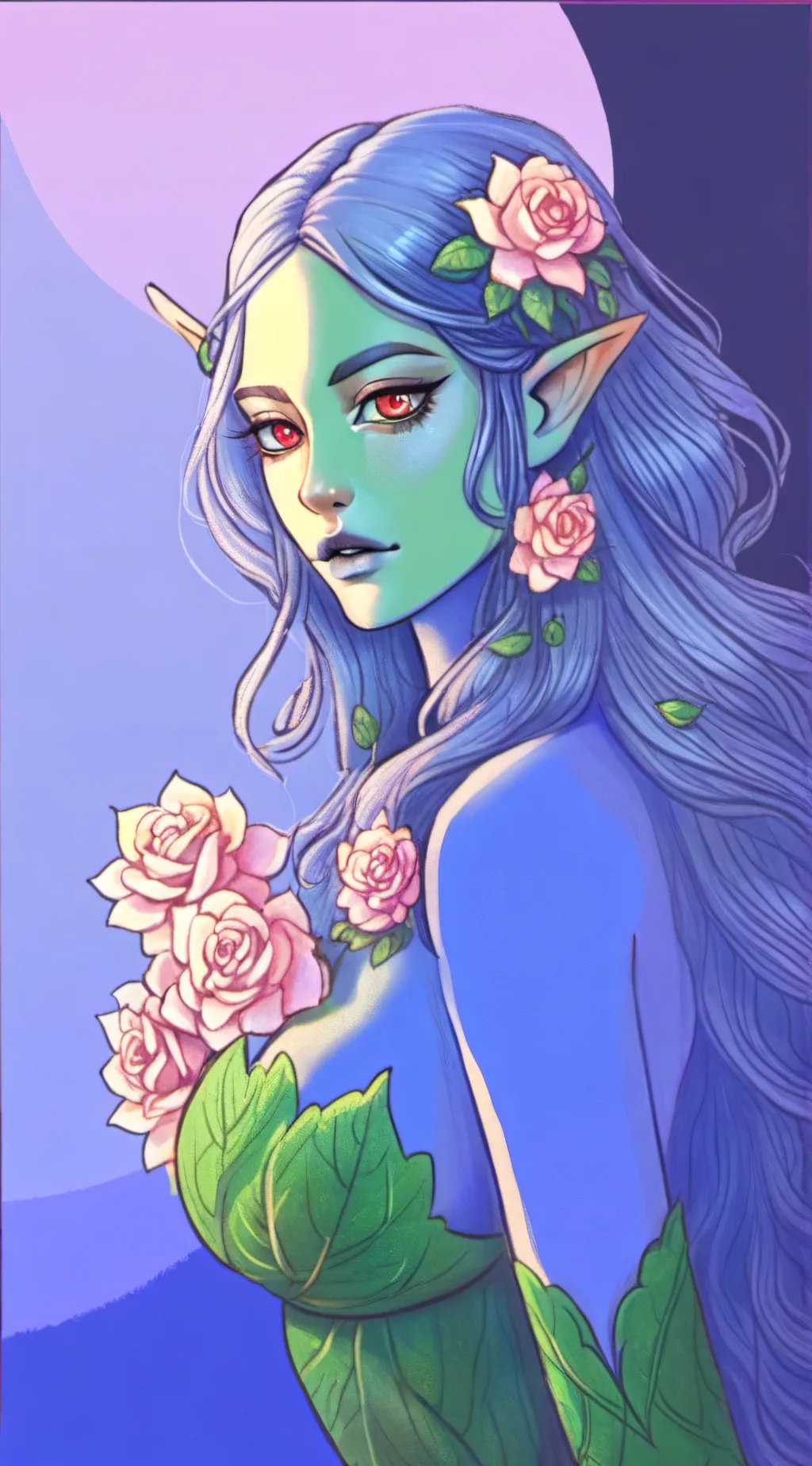 ai character: Aura background