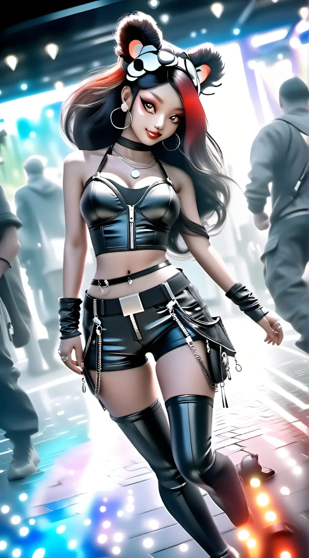 ai character: Luna background