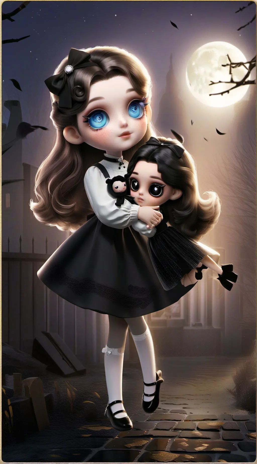 ai character: luna background