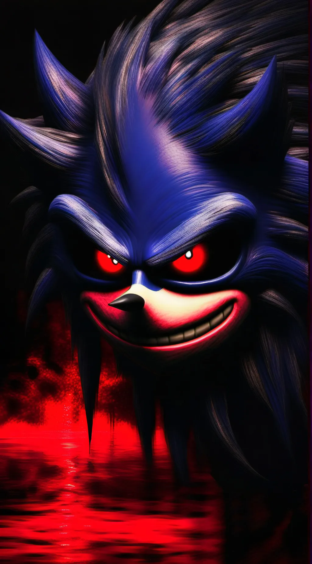 ai character: Sonic.EXE  background