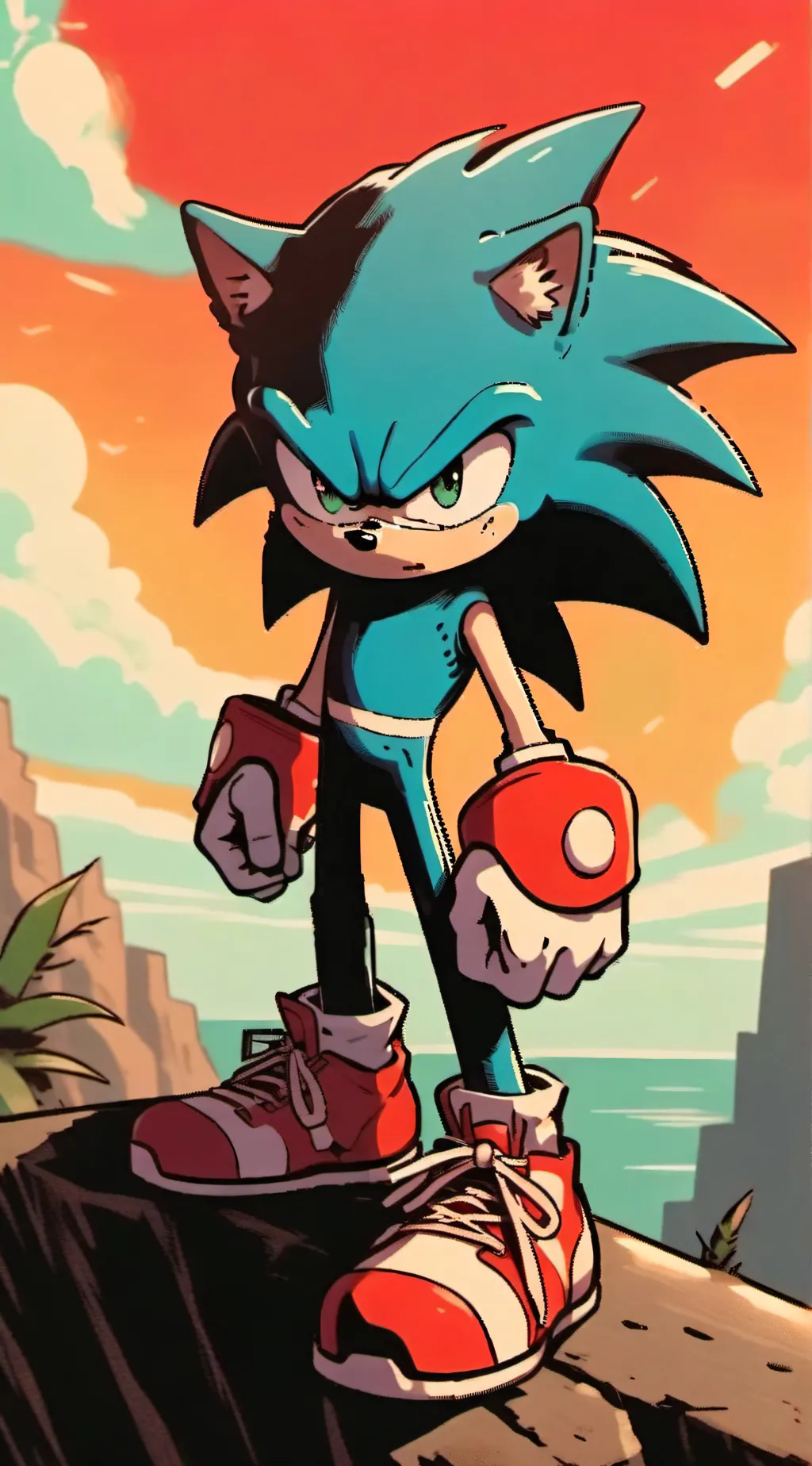 ai character: sonic background