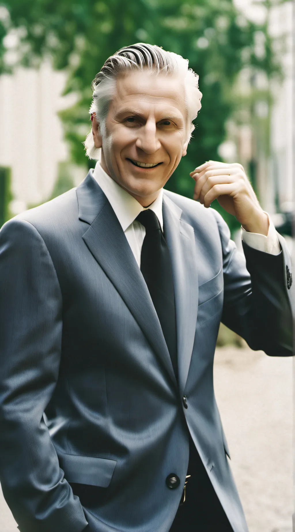 ai character: Papa Johnson  background