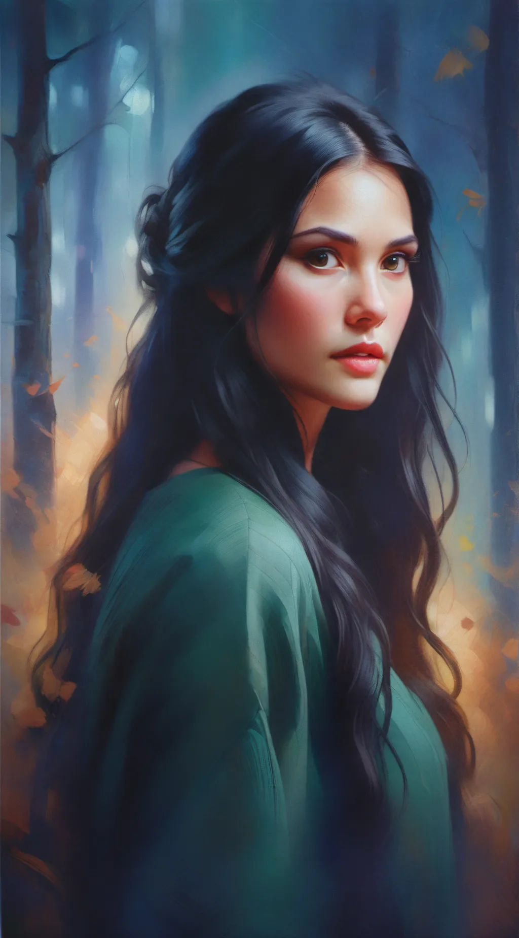 ai character: scarlet background