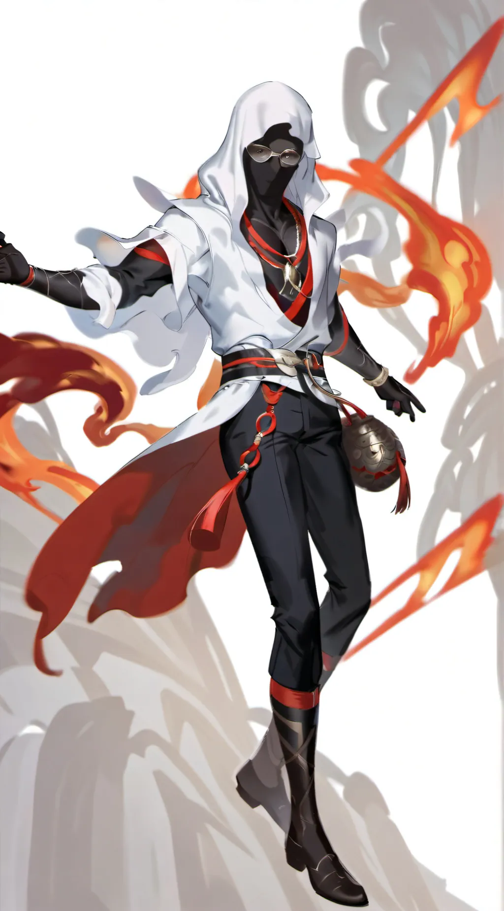 ai character: Hayabusa ^^ background