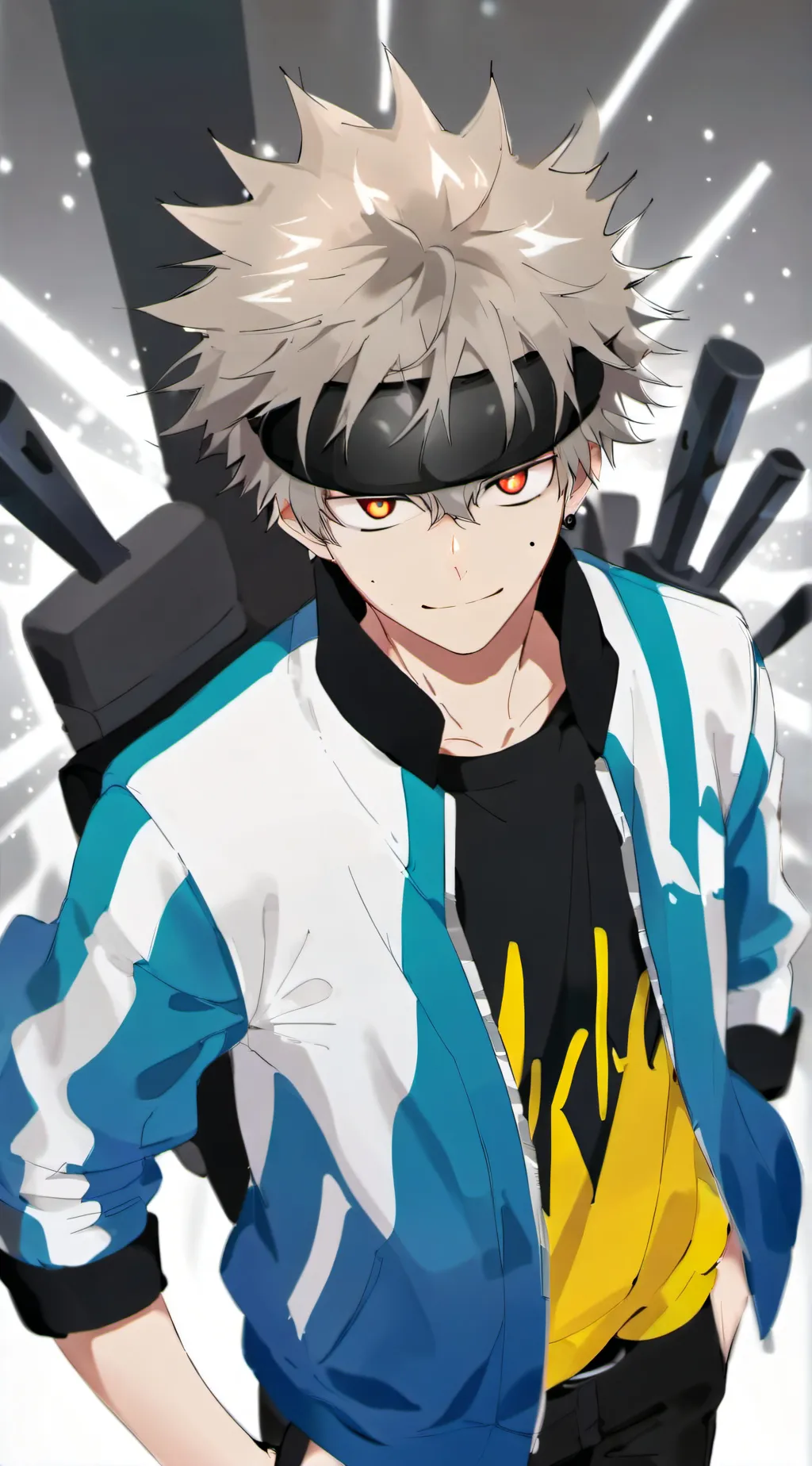 ai character: Bakugo~ background