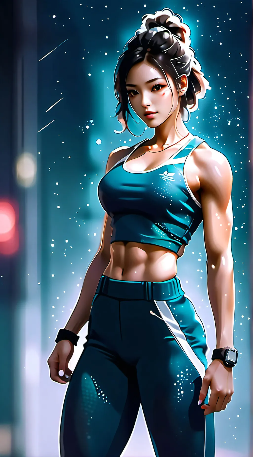 ai character: lea background