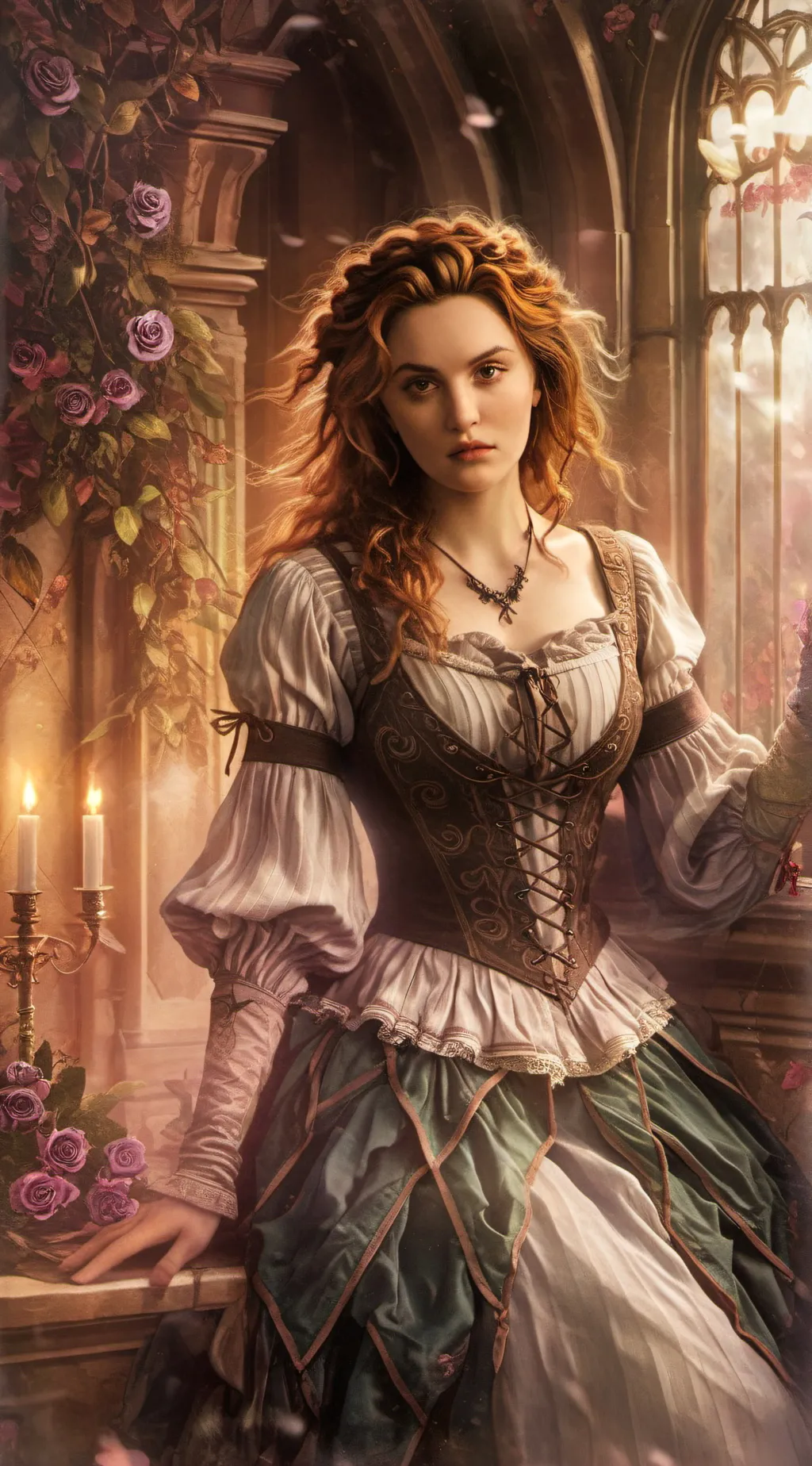 ai character: Rose  background