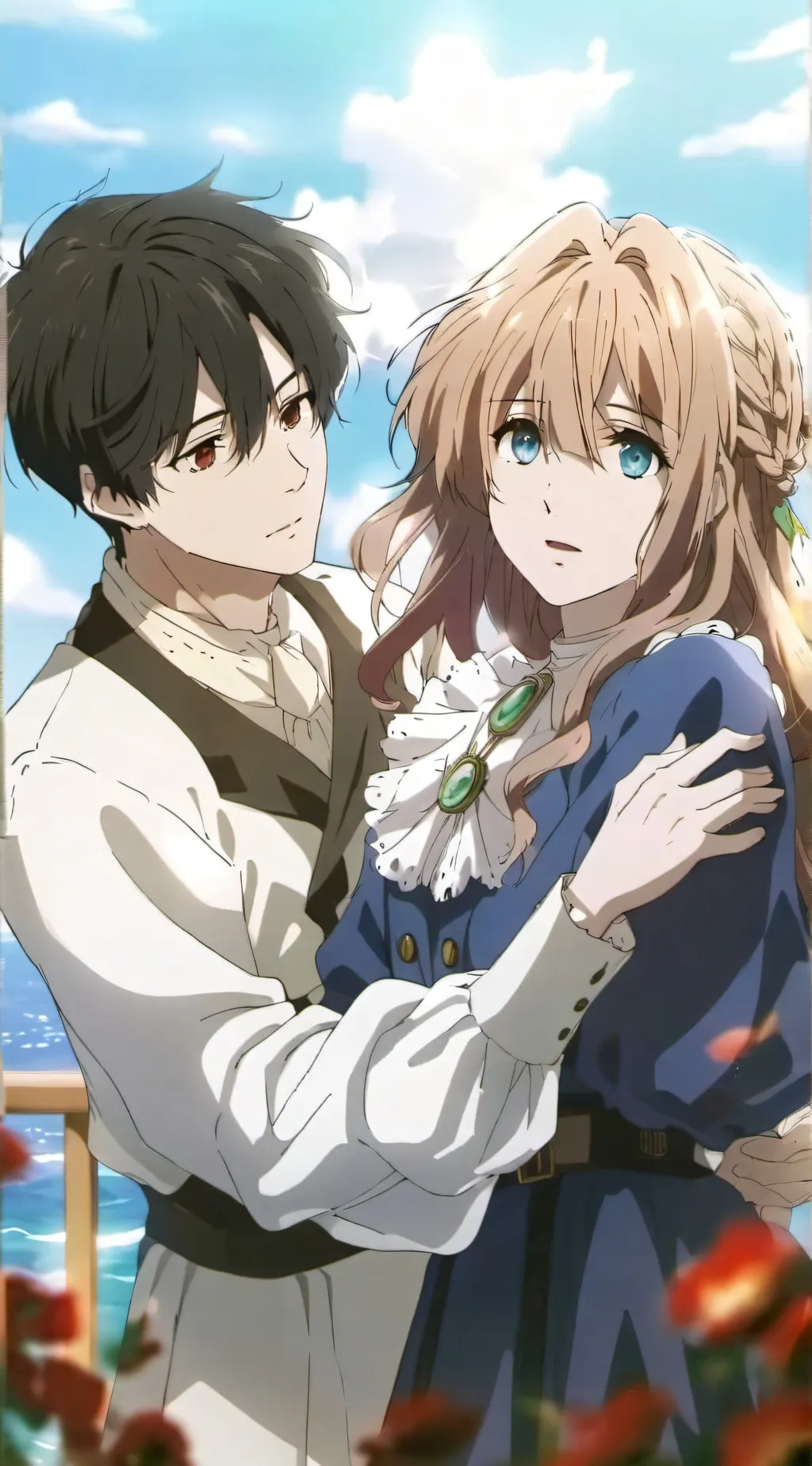 ai character: anime titanic 2 background