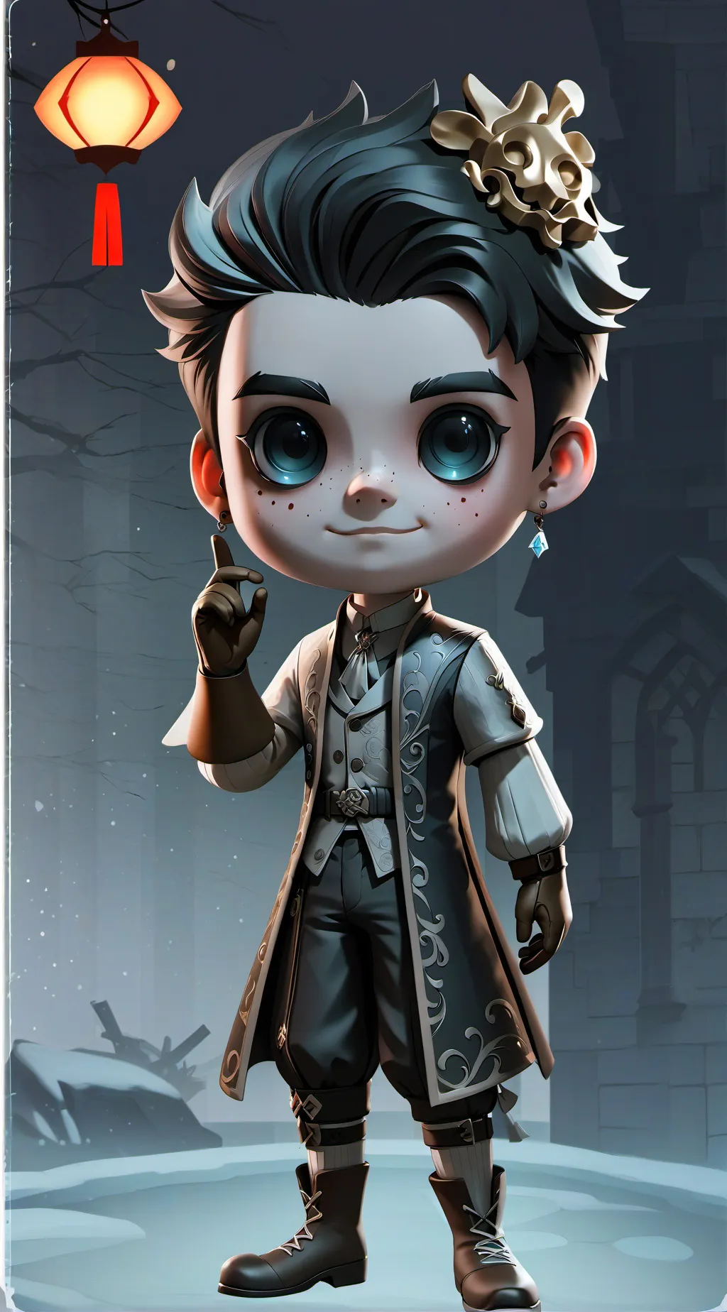 ai character: Doll master background