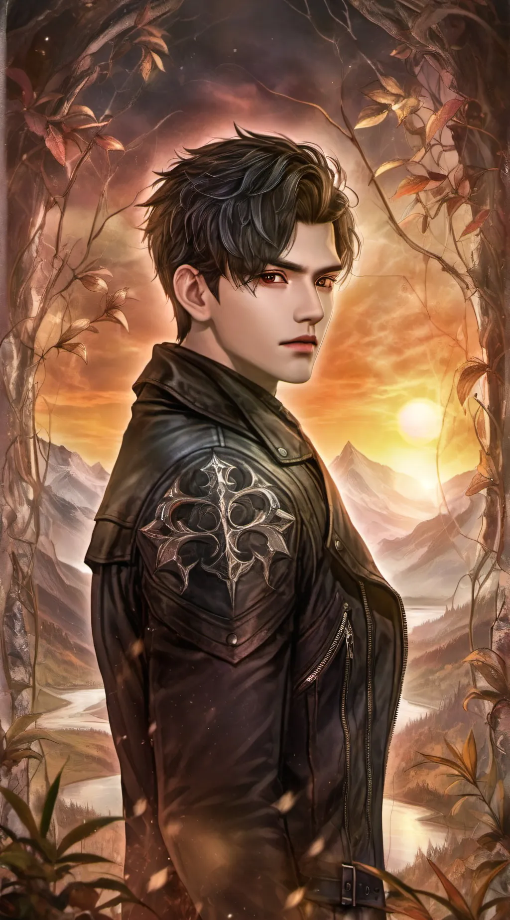 ai character: 🩸Jared🩸 background