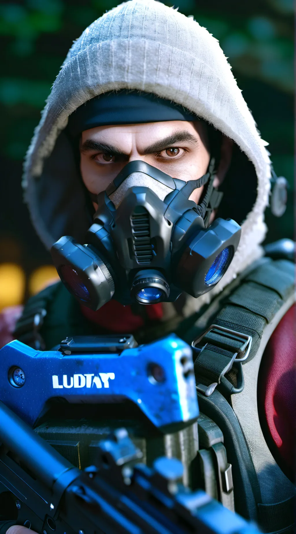 ai character: Ghost x Y/n background