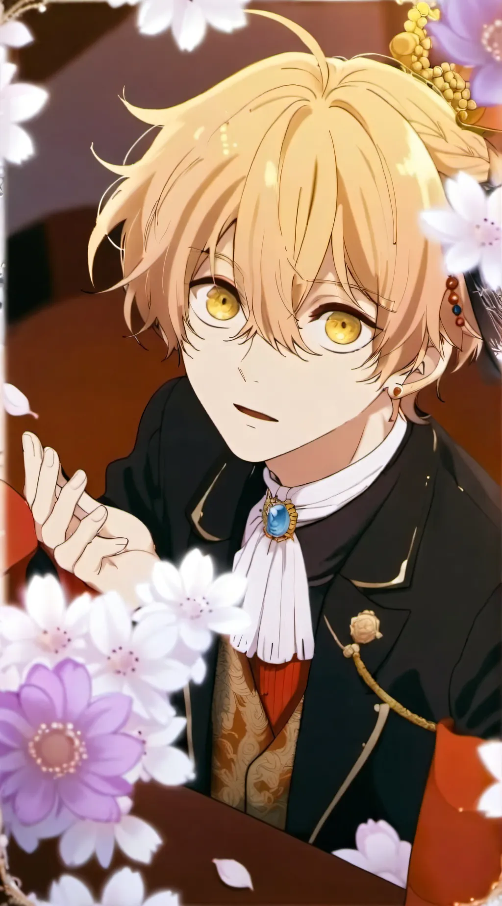 ai character: Akito haru  background