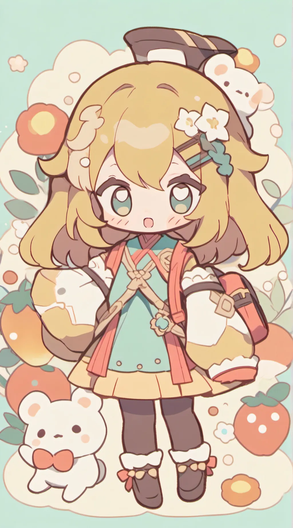 ai character: Luna background