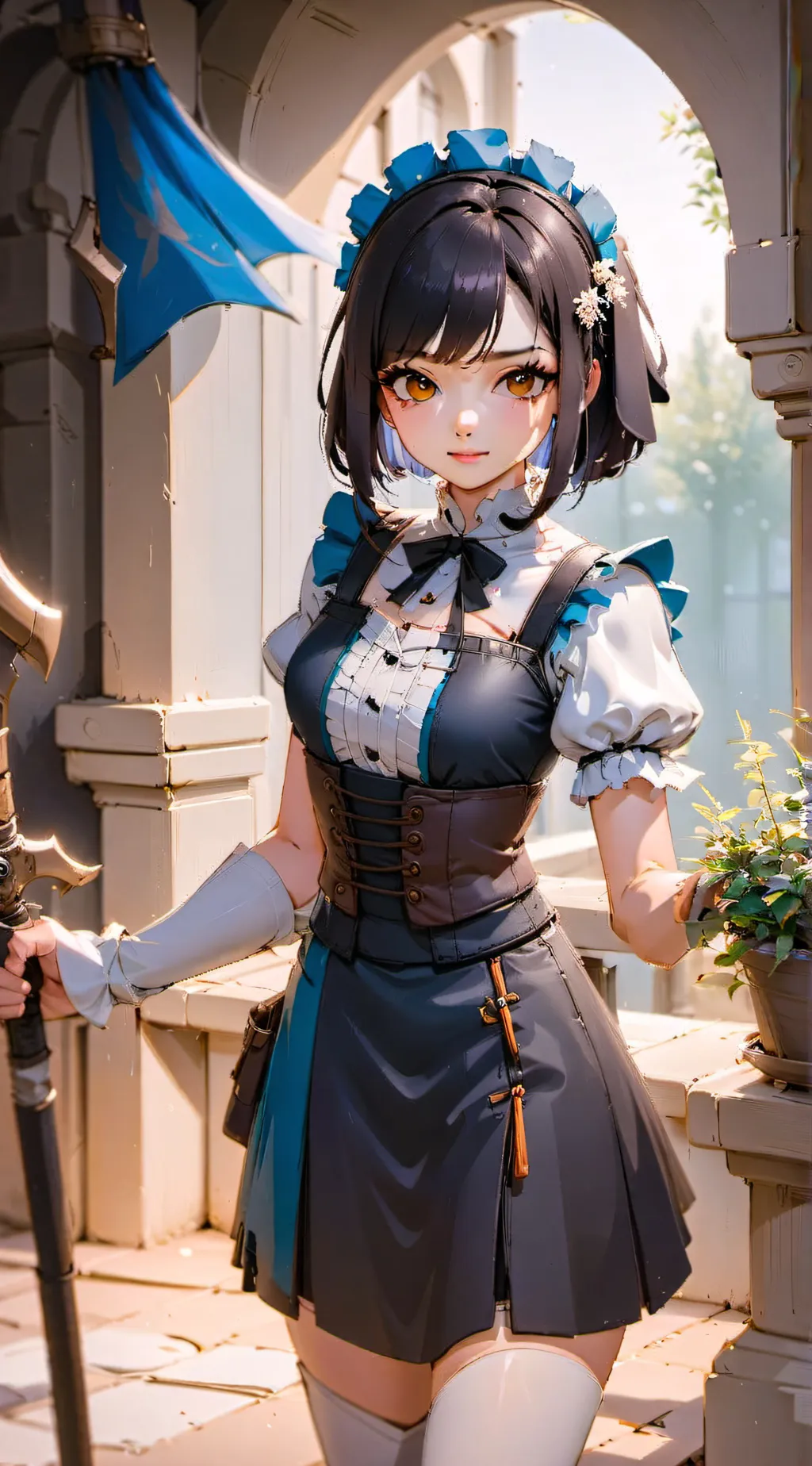 ai character: Ella Weber background