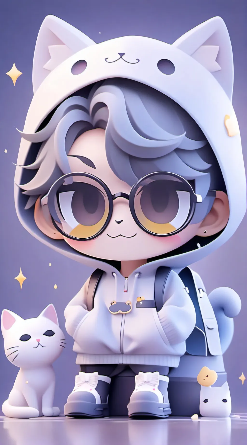 ai character: angel background