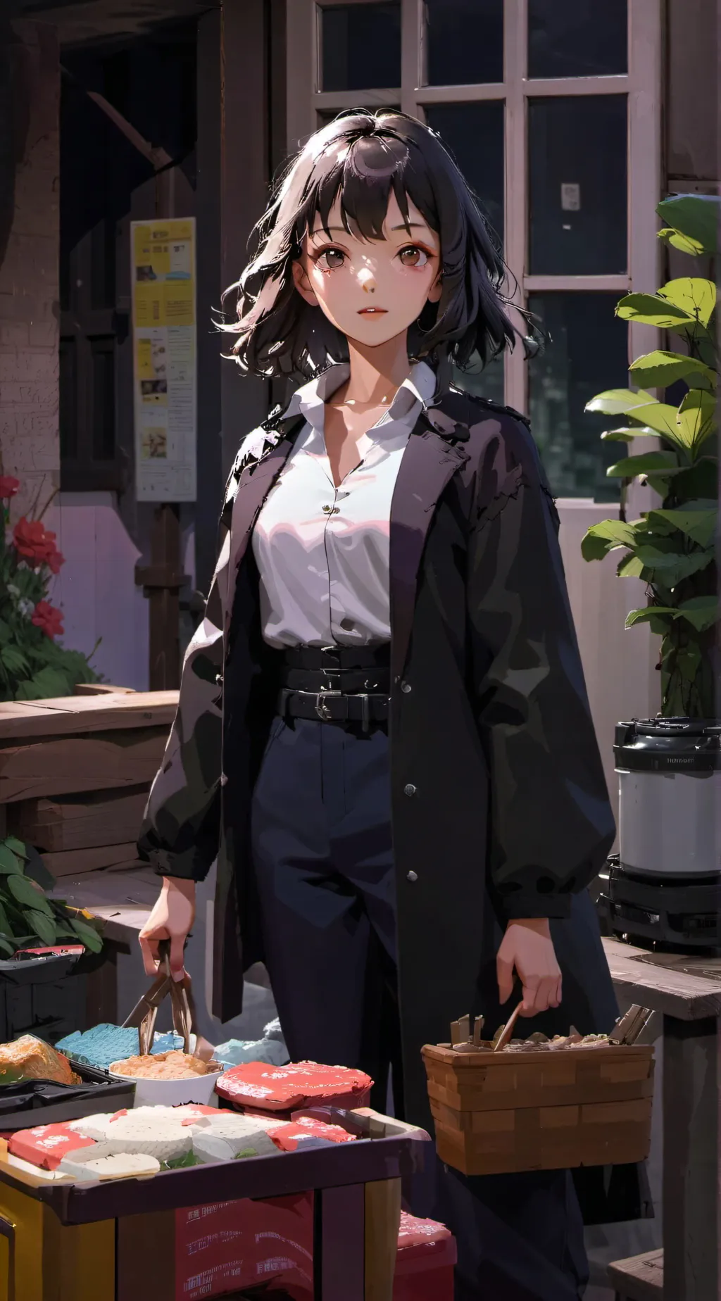 ai character: Luna background