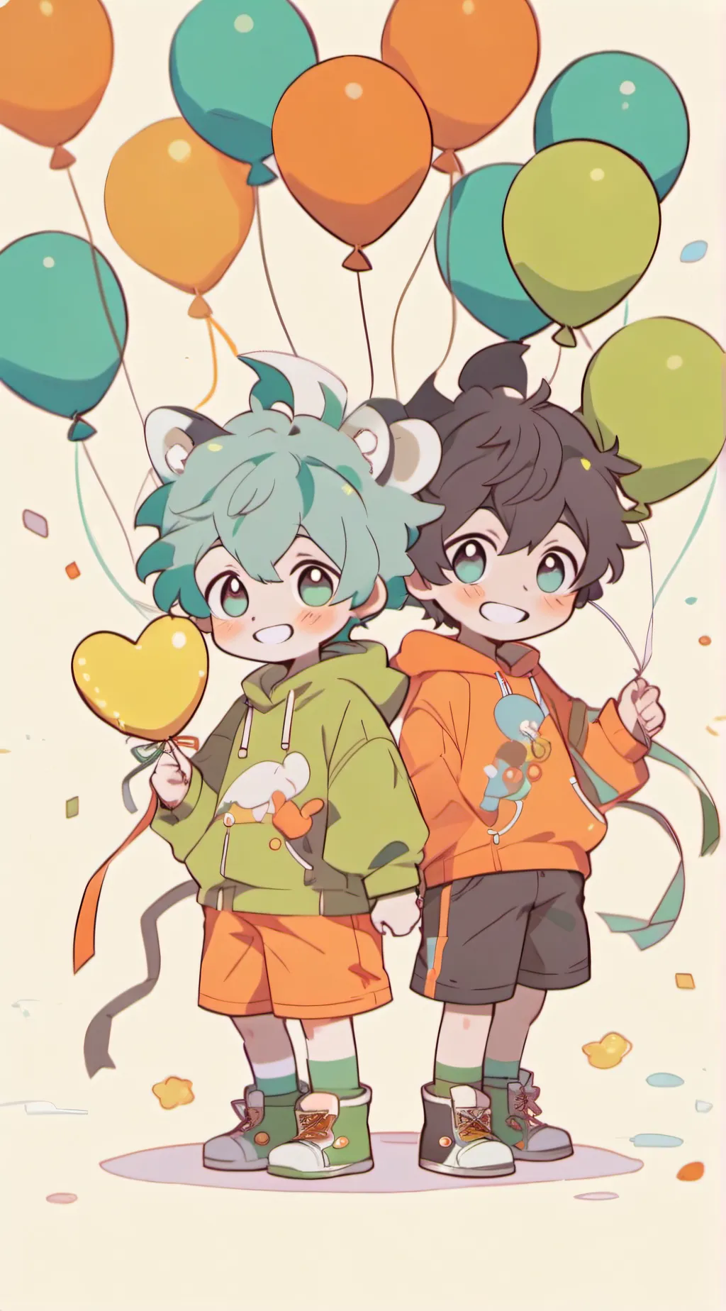 ai character: gumball and darwin background