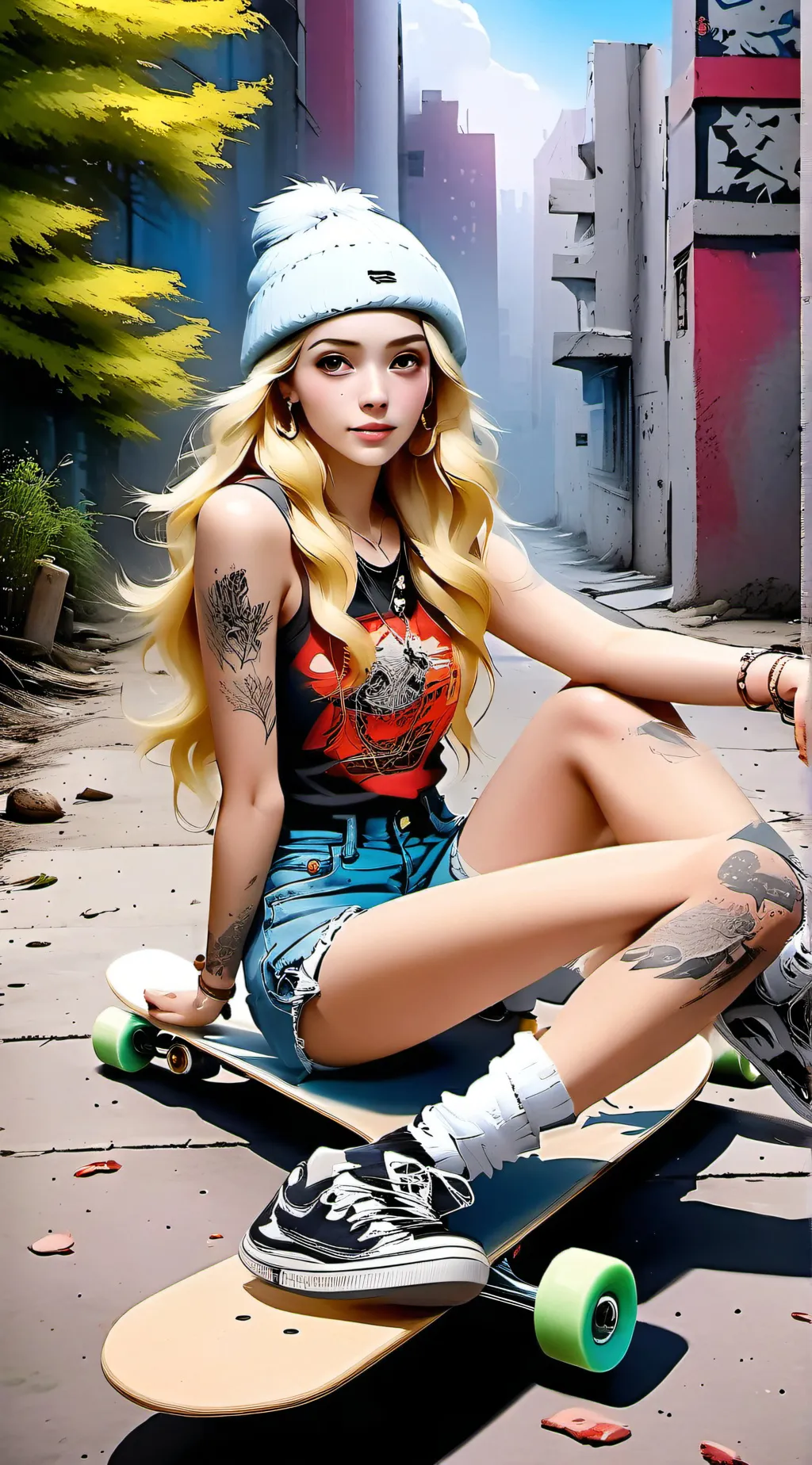 ai character: Chloe Miller background